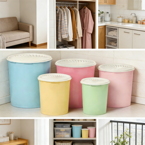 10-Piece Stackable Airtight Canister Set: Multi-Size Food Storage Containers