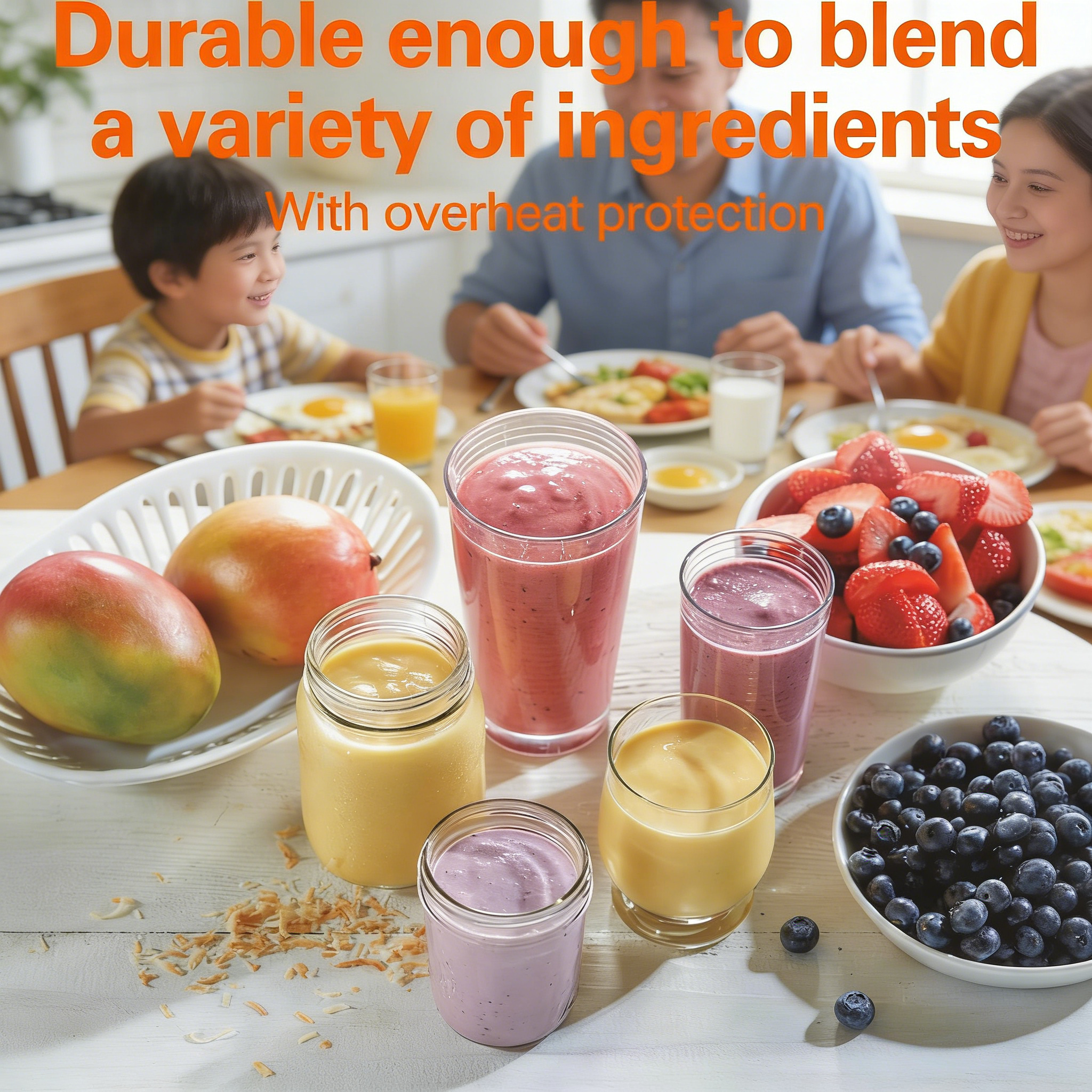 14oz Personal Blend & Go Blender: Portable One-Touch Mixer